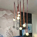 Designer Glass Ball Pendant Lamp for Living Room by Ljojo - DIY LED Lighting Decor