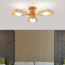 Wabi-sabi Wood Tree Branching LED Chandelier Lamps for Home Decoration by Ljojo