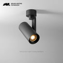 Ljojo 12W Dimmable LED Ceiling Spotlight, Adjustable Beam Angle, CRI97, Matt Black