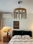 French Rope Pendant Light Chic Home Decor by Ljojo, Elegant Lighting Fixture for Dining Living Bedroom