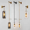 Ljojo Loft Glass Wall Art Light for Home Decor and Living Room