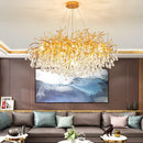 Ljojo Luxury Crystal Chandelier LED Lighting for Living Room Decoration