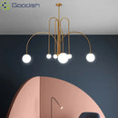 Modern Minimalist Nordic Magic Bean Hanging LED Pendant Lights Chandelier for Home Decoration by Ljojo