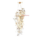 Ceramic Ginkgo Leaf Large Pendant Lamp for Villa Hotel Staircase by Ljojo