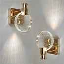 LED Crystal Wall Lamp for Bedroom Living Room Decor by Ljojo