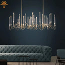 Ljojo Luxe Bar Dining Room Chandelier - High-End Crystal Light