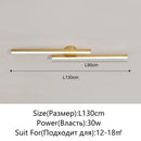 Ljojo LED Strip Ceiling Light - Modern Minimalist Home Decoration Lighting