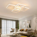 LODOOO Modern Led Chandelier for Living Room Bedroom Black Acrylic Aluminum Kitchen Ceiling Chandeliers AC85-265 by Ljojo