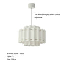 Nordic Wabi Sabi Fabric Pendant Light: Soft Glow Chandelier for Minimalist Home by Ljojo
