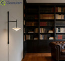 Modern Minimalist Black Swing Arm LED Wall Lamps for Home Decoration by Ljojo