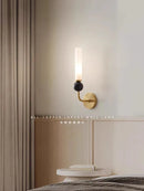 Ljojo Marble Wall Lamp: Modern Copper Nordic Lighting Fixture