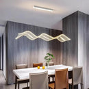 Ljojo Modern Art Ribbon Pendant Light for Dining Room