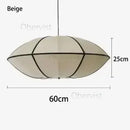 Nordic Style Japanese Chandelier Silk Zen Pendant Light by Ljojo