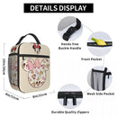Ljojo Minnie Mouse Insulated Lunch Bag for Girls - Cute School Picnic Food Storage