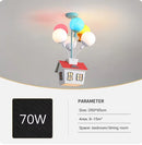 Ceiling Light LED Colourful Balloon Kawaii Cartoon Lamp for Boy Girl Room Decor by Ljojo
