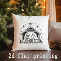 Christmas Digital-Printed Pillow Covers for Home Decor by Ljojo