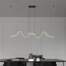 LED Pendant Light: Nordic Luxury Hanging Chandelier for Restaurant Kitchen by Ljojo