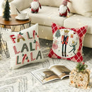 Christmas Nutcracker Decoration Pillowcase Set - Ljojo Branded Festive Tree Printed Cushion Suite