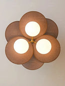 Japanese Vintage Led Ceiling Chandelier for Bedroom Dining Room Kitchen | Wabi Sabi Light Fixture by Ljojo