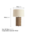 Ljojo LED Rope Table Lamp for Home Living Room Bedroom Décor