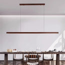 Modern Wooden Pendant Light LED Hanging Lamp for Kitchen Island by Ljojo