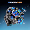 Ljojo™ 150W RGBW Moving Head Light for DJ Disco Party - Voice Control & DMX