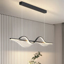 Ljojo Restaurant Pendant Light Modern Creative Long Strip Lamp Bedroom Dining Bar Lighting