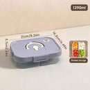 Ljojo Refrigerator Fresh-keeping Box 3/4/6 Grids Onion Garlic Pepper Storage Organizer