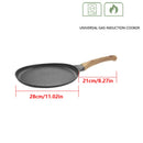 Ljojo 3-Layer Non-Stick Frying Pan for Eggs, Steak, Pancakes - Versatile Kitchen Cookware