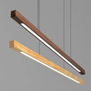 Ljojo Minimalist Walnut Wood Chandelier Pendant Light for Home Room Decoration