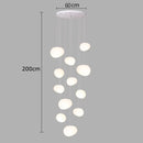 Ljojo LED Pendant Light Chandeliers for Living Room Staircase Indoor Lighting