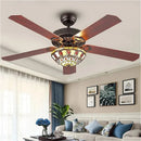 Modern Led Ceiling Fans - Retro Creative Wooden Fan by Ljojo