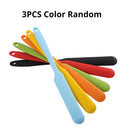 Ljojo 24CM Silicone Integrated Scraper Spatula Set for Baking and Cooking