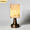 Ljojo Marble LED Desk Lamp: Minimalist Modern Nordic Design for Bedroom and Living Room