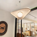 Minimalist Led Pendant Chandelier Light for Living Room | Japanese Wabi Sabi Design | Ljojo