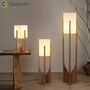 Ljojo Industrial Standing LED Floor Lamp Modern Retro Art Creative Living Room Chandelier