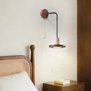 Ljojo LED Wall Lights Yellow Travertine Mid Century Modern Bedside Lamps