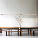 Ljojo Minimalist Wood LED Pendant Light for Dining Room, Bar, and Office