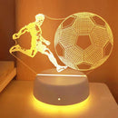 Football Fan's Dream 3D Illusion Night Light - USB Powered Decorative Desktop Decor Light by Ljojo