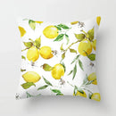 Lemon Pattern Summer Cushion Cover Throw Pillow for Sofa Decoration by Ljojo
