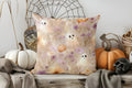 Cute Ghost with Pumpkin Halloween Pillow Cover by Ljojo - For Sofa, Bedroom, Car
