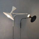Bedroom Living Room Swing Arm Wall Lamp Plug-in Switch Sconces Bedside Industrial Mounted Lighting by Ljojo.