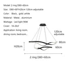 LED Circular Minimalist Pendant Light Luxury by Ljojo | Designer Nordic Dining Room Lamp