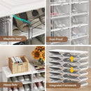 Ljojo™ Heavy Duty Shoe Storage Box Organizer for Entryway, 9 Tiers Stackable Cabinet