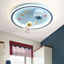 Astronaut LED Ceiling Light for Kids Boys Bedroom Dream Space Lighting by Ljojo