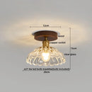 Ljojo LED Ceiling Lights: Modern Nordic Style Aluminum Glass Lamp for Indoor Living Room