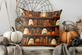 Cute Ghosts & Pumpkins Halloween Pillow Cover by Ljojo - Sofa, Bedroom, Car