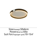 Modern LED Ring Ceiling Light for Dining Room Living Room by Ljojo |
Minimalist Home Lighting for Bedroom and Study Room