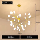 Ljojo LED Firefly Pendant Light: Modern Romantic Hanging Light Fixture