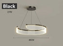 Ljojo Minimalist Circular Chandelier Pendant Lamp for Minimalist Living and Dining Rooms